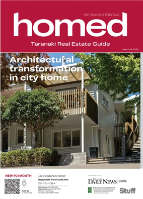 Cover of Homed Taranaki Daily News
