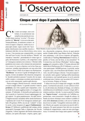 Cover of L'Osservatore