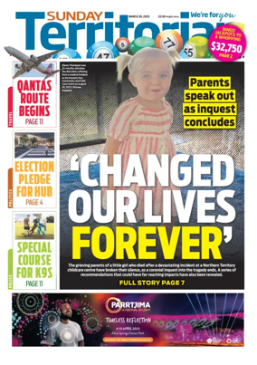 Cover of Sunday Territorian