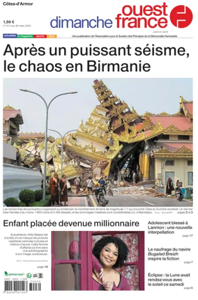 Cover of Dimanche Ouest France (Côtes-d'Armor)