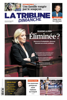 Cover of La Tribune Dimanche (France)