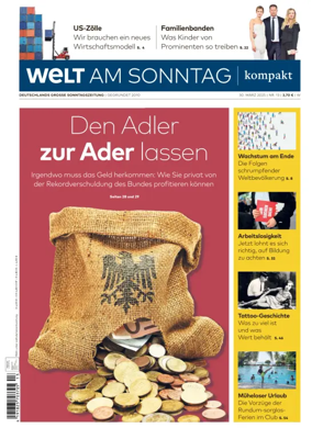 Cover of Welt am Sonntag - kompakt