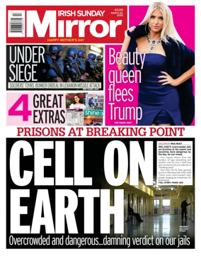 Cover of Irish Sunday Mirror