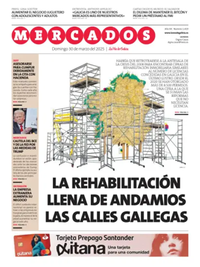 Cover of La Voz de Galicia (Ferrol) - Mercados