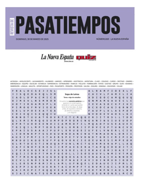 Cover of Pasatiempos | La Nueva España