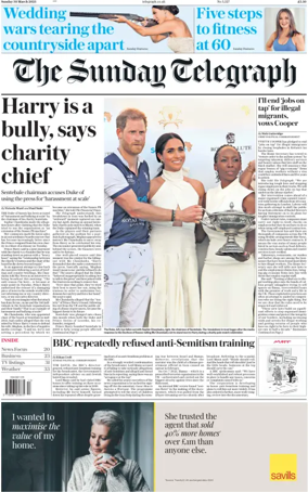 Cover of The Sunday Telegraph