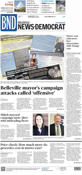 Cover of Belleville News-Democrat (Sunday)