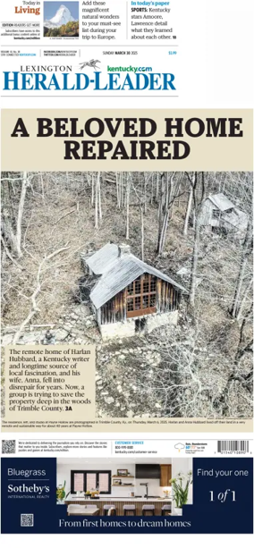 Cover of Lexington Herald-Leader (Sunday)