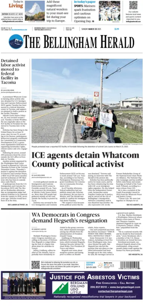 Cover of The Bellingham Herald (Sunday)