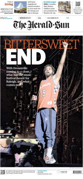 Cover of The Herald-Sun (Sunday)