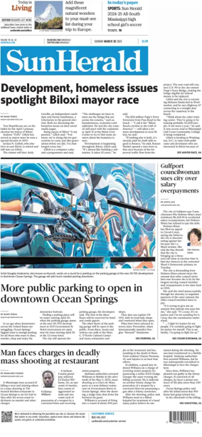 Cover of The Sun Herald (Sunday)