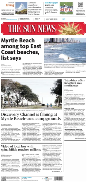 Cover of The Sun News (Sunday)