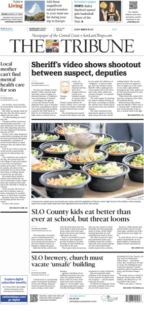 Cover of The Tribune (SLO) (Sunday)