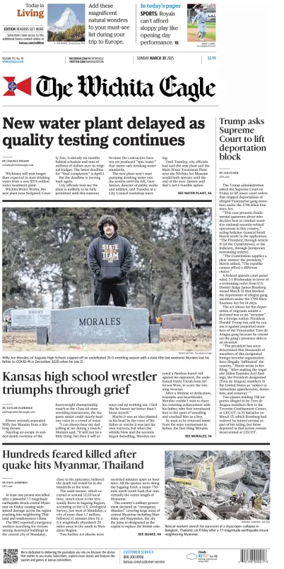 Cover of The Wichita Eagle (Sunday)