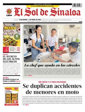 Cover of El Sol de Sinaloa