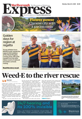 Cover of Marlborough Express