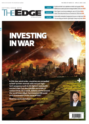 Cover of The Edge Singapore
