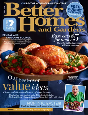 Cover of Better Homes and Gardens (Australia)