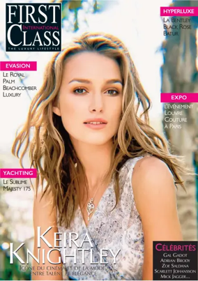 Cover of FIRST CLASS MAGAZINE INTERNATIONAL (FRENCH)