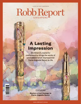 Cover of Robb Report Singapore