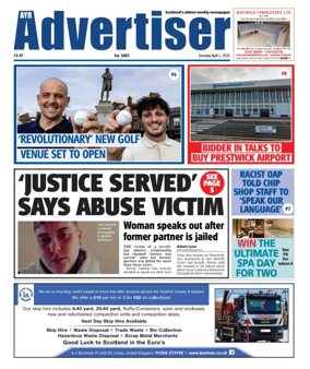 Cover of Ayr Advertiser