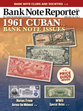 Cover of Bank Note Reporter