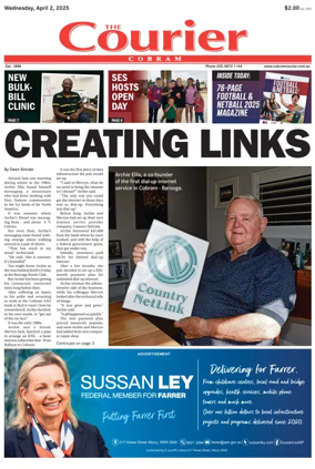 Cover of The Cobram Courier