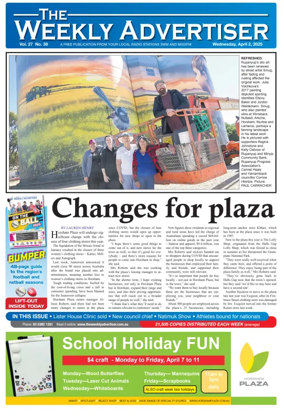 Cover of The Weekly Advertiser Horsham