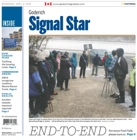 Cover of The Goderich Signal-Star