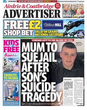 Cover of Airdrie & Coatbridge Advertiser