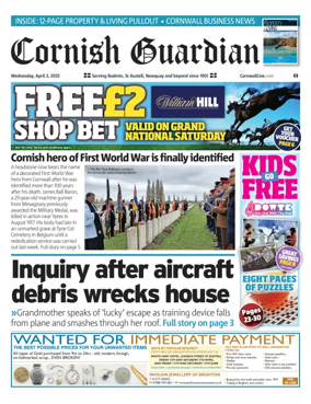 Cover of Cornish Guardian (Bodmin & East Cornwall)