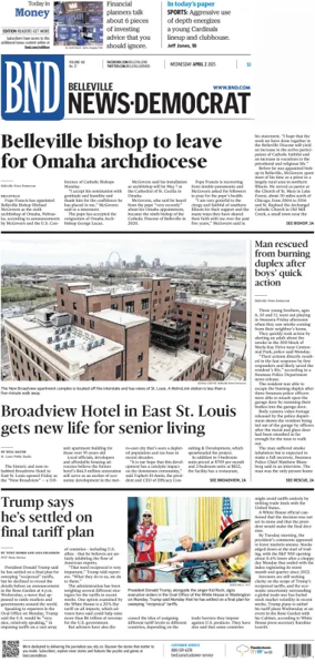 Cover of Belleville News-Democrat