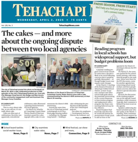 Cover of Tehachapi News