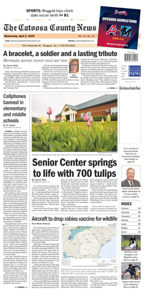 Cover of The Catoosa County News