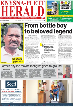 Cover of Knysna-Plett Herald