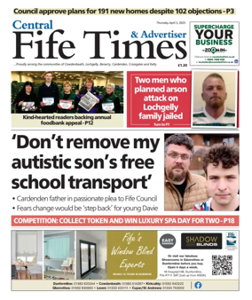 Cover of Central Fife Times