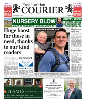 Cover of East Lothian Courier