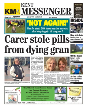 Cover of Kent Messenger Maidstone