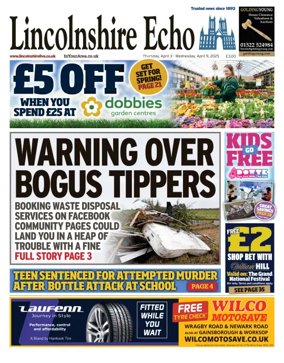 Cover of Lincolnshire Echo