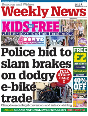 Cover of Runcorn & Widnes Weekly News