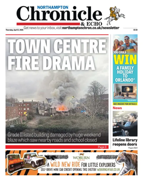 Cover of The Northampton Chronicle and Echo