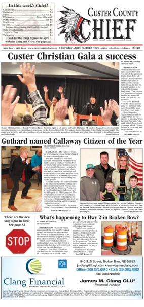 Cover of Custer County Chief
