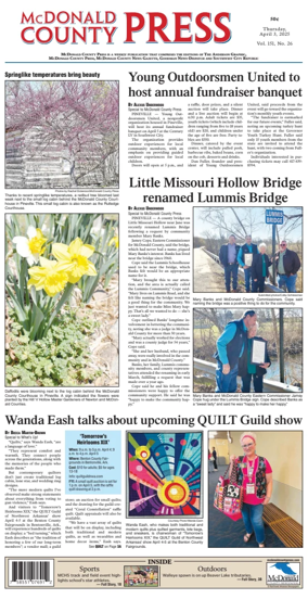 Cover of McDonald County Press
