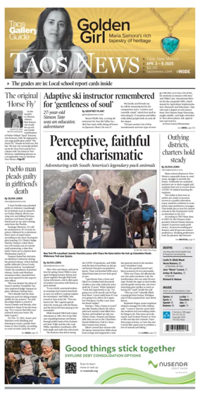 Cover of The Taos News