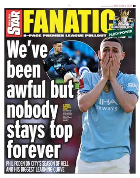 Cover of Irish Daily Star - Fanatic