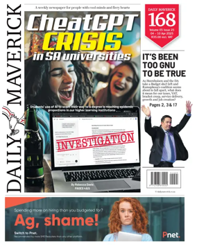 Cover of Daily Maverick