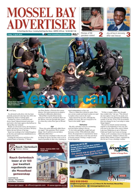 Cover of Mossel Bay Advertiser