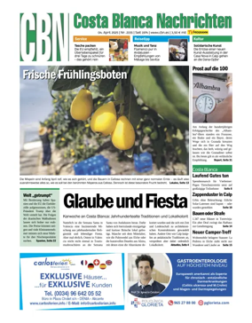 Cover of Costa Blanca Nachrichten