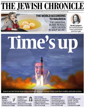 Cover of The Jewish Chronicle