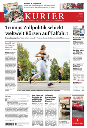 Cover of Kurier (Samstag)